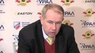 ХК Липецк - Ермак 3:6  Пресс-конференция