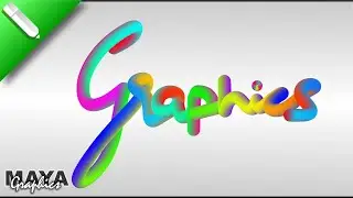 3d Typography Design in Coreldraw | Typography illustration in Coreldraw | Maya Graphics