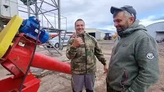 Спасти урожай любой ценой???!!!Уборочная 2024 в Башкирии. Мобильная зерносушилка АТМ 34.