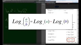 🚀 Ejemplo de la Propiedad COCIENTE de un Logaritmo - Matematicas 🔔
