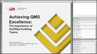 WEBINAR: Achieving QMS Excellence