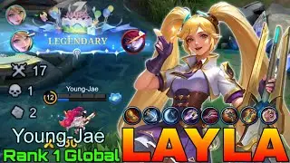 Legendary Marksman Layla Carry The Game! - Top 1 Global Layla by Young-Jae - Mobile Legends