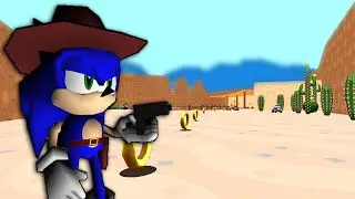 SRB2 - Calamity Canyon and Calamity Physics Showcase - Sonic And The Gunslinger Demo