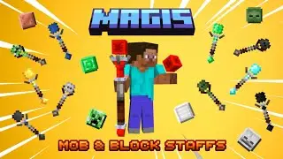 MAGIS || Mob and Block Staffs - Addon MCPE