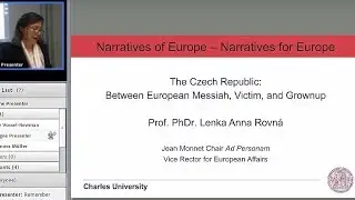 May 21, 2019 - Prof. Dr. Lenka Rovna, Charles University, Czech Republic