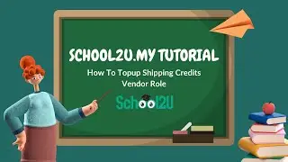 Vendor : How To Top Up Shipping Credits