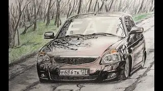 Как нарисовать ВАЗ 