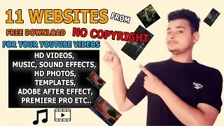 11 Websites, Free Download Background Music, Sound Effects, HD Videos, HD Photos, Copyright Free 🔥