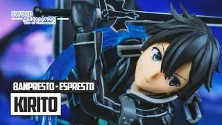 ► Sword Art Online Alicization - Kirito Figure - Banpresto Espresto - Extra Motions