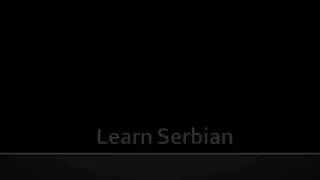 Learn Serbian - Lesson 12 - Vocabulary (1)