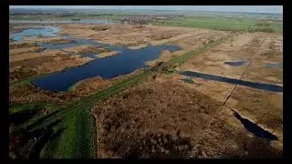 Matsloot (Groningen/Drenthe) van boven. DJI mini 2 SE