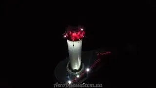 Vorontsov Lighthouse at Night Odessa 2016 с высоты птичьего полёта