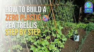 How To Build A Trellis With Gaia's Garden & DIY | Easy Step By Step Guide! Simple Garden Tips