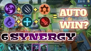 CHESS TD WITH 6 SYNERGY CAN DOMINATE THE GAME? | MOBILE LEGENDS