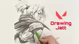 How to Draw Jett- Valorant