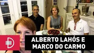 Zize Zink e Graça Salles visitam os arquitetos Alberto Lahós e Marco do Carmo