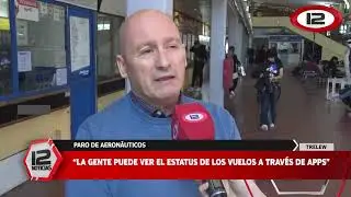 Vuelos cancelados por el paro de aeronáuticos