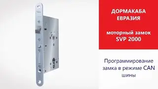 Программирование электромеханического моторного замка dormakaba SVP 2000 в режиме CAN шины