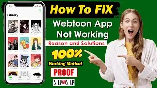 How to Fix: Webtoon App Not Working - Video Tutorial Step By Step
