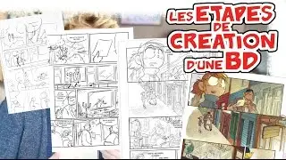 LES ETAPES DE CRÉATION D'UNE BD