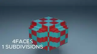 CLOTH SIMULATION 1 VS 65536 IN BLENDER #satisfying #3danimation