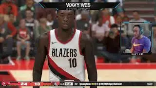 NBA 2K24 Bulls vs Blazers Live Commentary Online Ranked Match