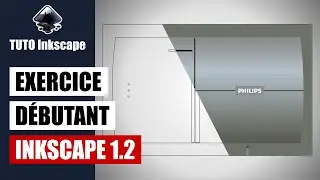 Inkscape tutorial: beginner exercise in Inkscape 1.2.