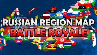 RANDOM WAR 100 BATTLE ROYALE! - Map of Russian Region EP 3