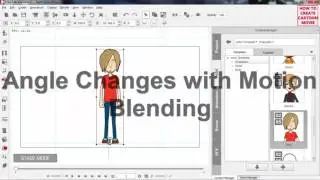Cartoon animation maker step by step - Motion Clip Blending