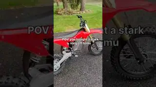 Temu Stark Varg E-Bike 👀😂