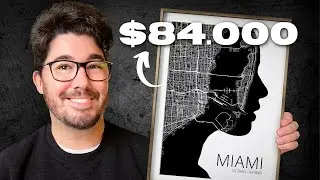 Make $5,000 Per Month Selling Minimalist Maps