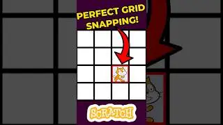 PERFECT Grid Snapping in Scratch 🤩🤩🤩   #scratch #scratchprogramming #shorts