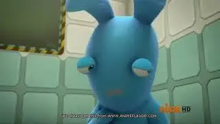 Rabbids Invasion Rabbid Test No 98005-c: The Blue Rabbid