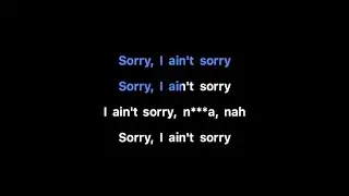 Beyonce - Sorry Karaoke