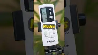 Whirlpool AC Remote Control Guide ❄ Modes ❄ #shorts #remotecontrol #airconditioner