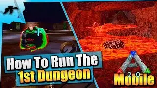 How To Solo Run Dungeon #1 Guide/ Clear All Mob Rooms & Lava Parkour EASY! | Ark Mobile 2.0 Tips