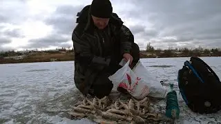 Первый лёд продолжается. Ловля на балду ,бомбу и мормышку .