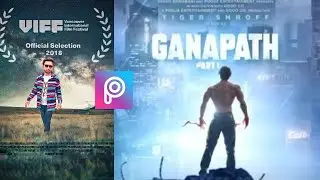 PicsArt Movie Poster Design Photo Editing tutorial in picsart Step by Step in Hindi - Rahul Editz