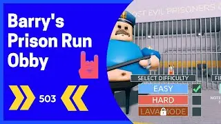 Barry's Prison Run Obby на швидкість #barryprison #robloxobby #easymode