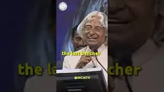 I was the last bencher - Dr APJ Abdul Kalam 💫💯❤️