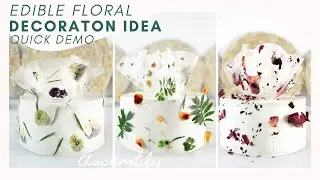 Quick DEMO, Three different cake design using translucent Rice paper sails,