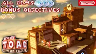 Crown Capture at Pop-Up Prairie Town | Special-12 | All Gems | Hidden Objective | Captain Toad