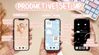 ✨ ULTIMATE cute and (actually) productive iPhone set up guide ✨ iOS16