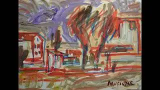 PEISAJE DIN BUCUREŞTI -VASILE MURESAN- MURIVALE - PICTURA