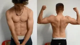 Teen bodybuilding brothers - Bicep/tricep workout and flexing!