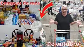 Compras do mês de outubro 2022 [mostro todos os valores e esta bem caro tudo]