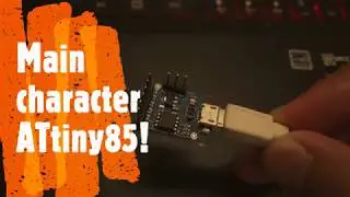 Coolbaby Family Computer Hack with ATtiny85 and IR remote controller