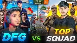 😨DFG PC  VS  HINDI TOP🔥 SQUAD | 6 - 1 INTENSE MATCH 🤬| FREE FIRE IN TELUGU #dfg #freefire
