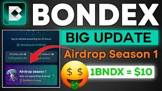 Bondex Airdrop Season 1 Start | Bondex Listing Update | Airdrops Decoder