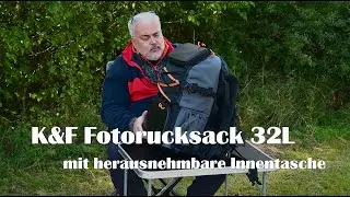Fotorucksack K&F 32L mit herausnehmbarer Innentasche | #kfconcept #kfconceptbackpack
